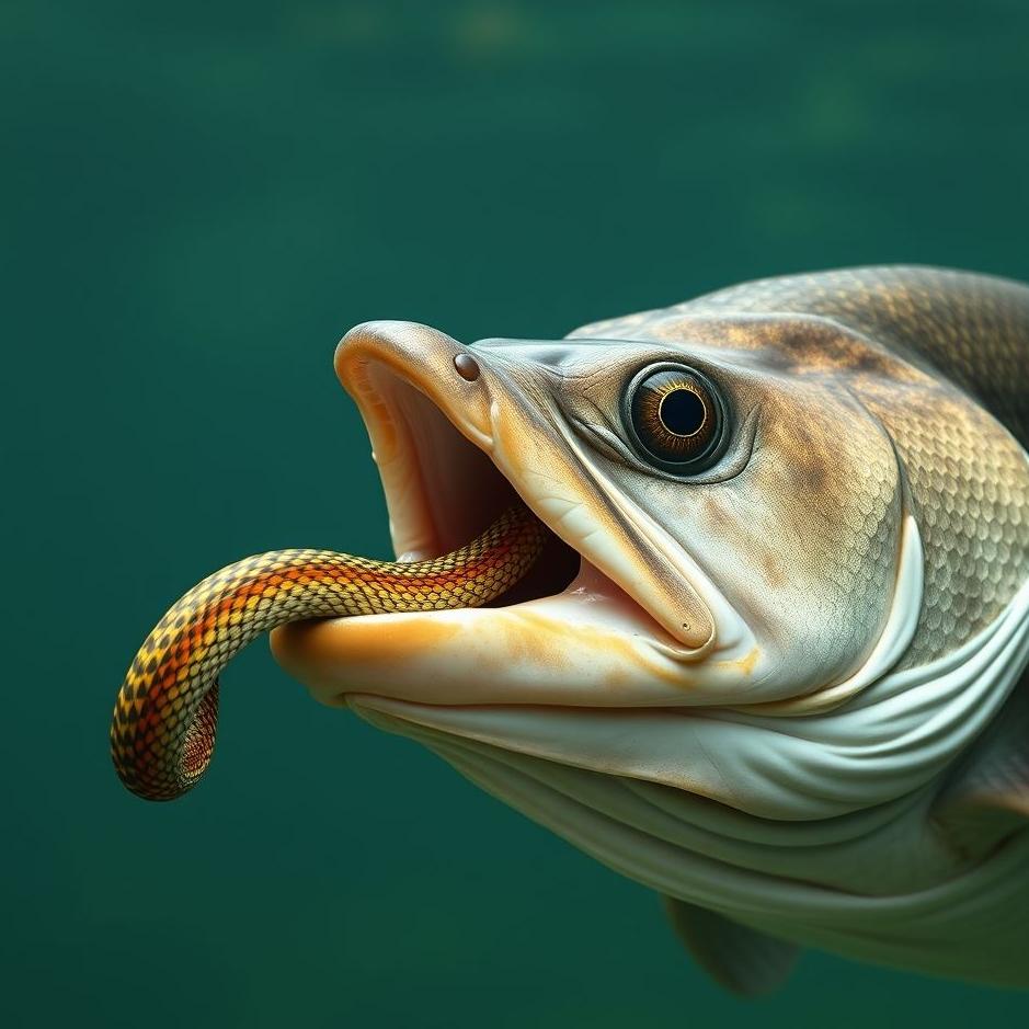 Dream : A snake coming out of a fish's mouth