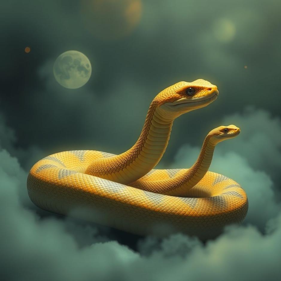 Dream : A snake in different sizes in a dream