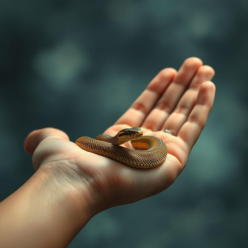Dream : A snake in my wife's hand in a dream