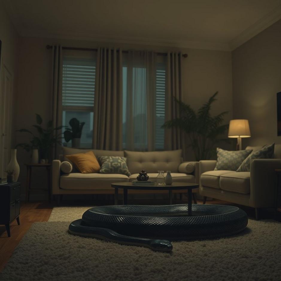 Dream : A snake in your home in a dream