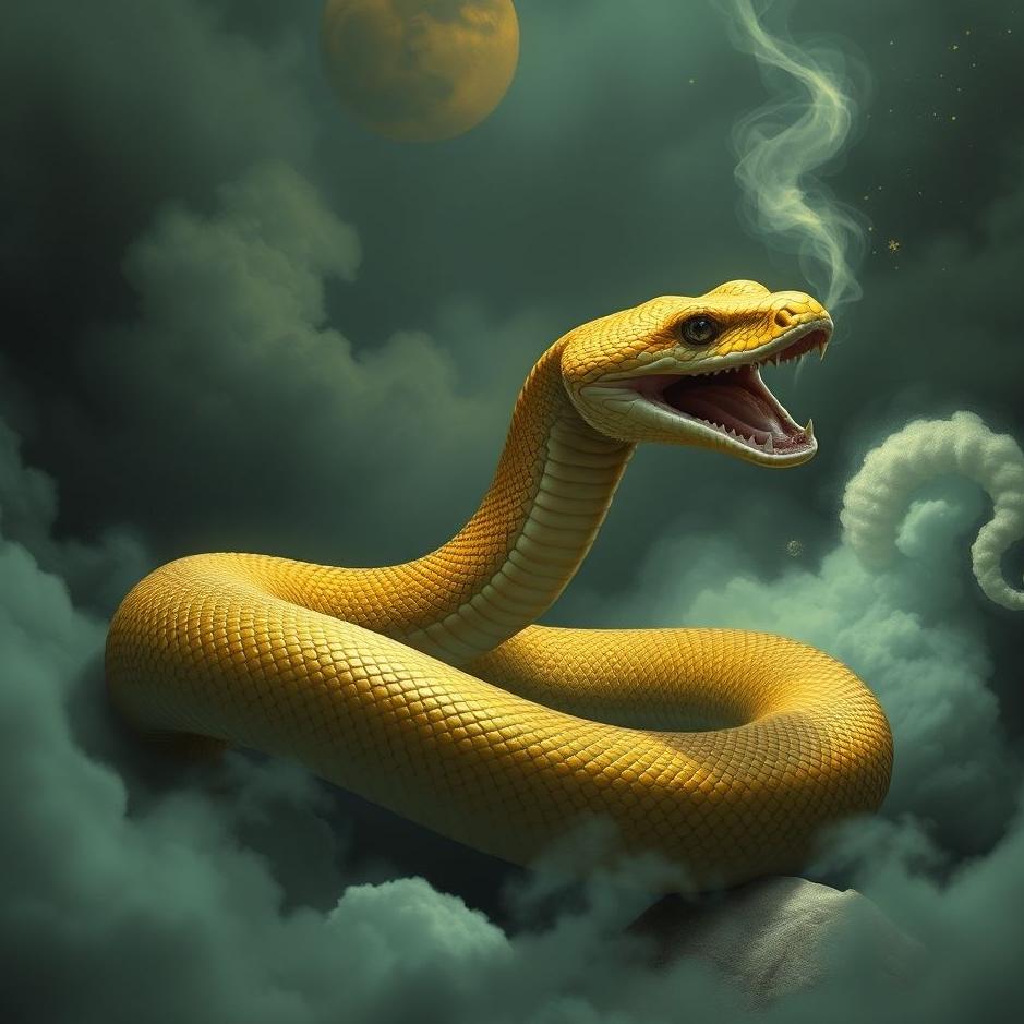 Dream : A snake like a human in a dream