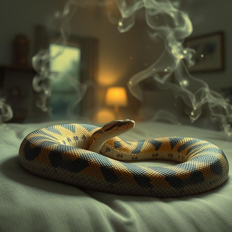 Dream Dictionary : A snake skin at home in a dream