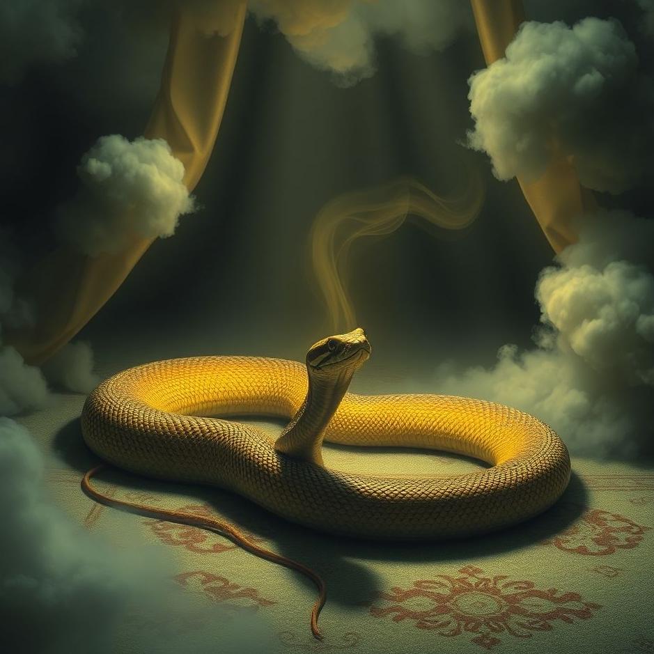 Dream Dictionary : A snake under a carpet in a dream