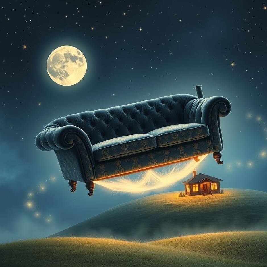 Dream : A sofa coming to the house in a dream