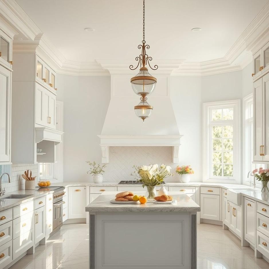 Dream : A spacious kitchen in a dream