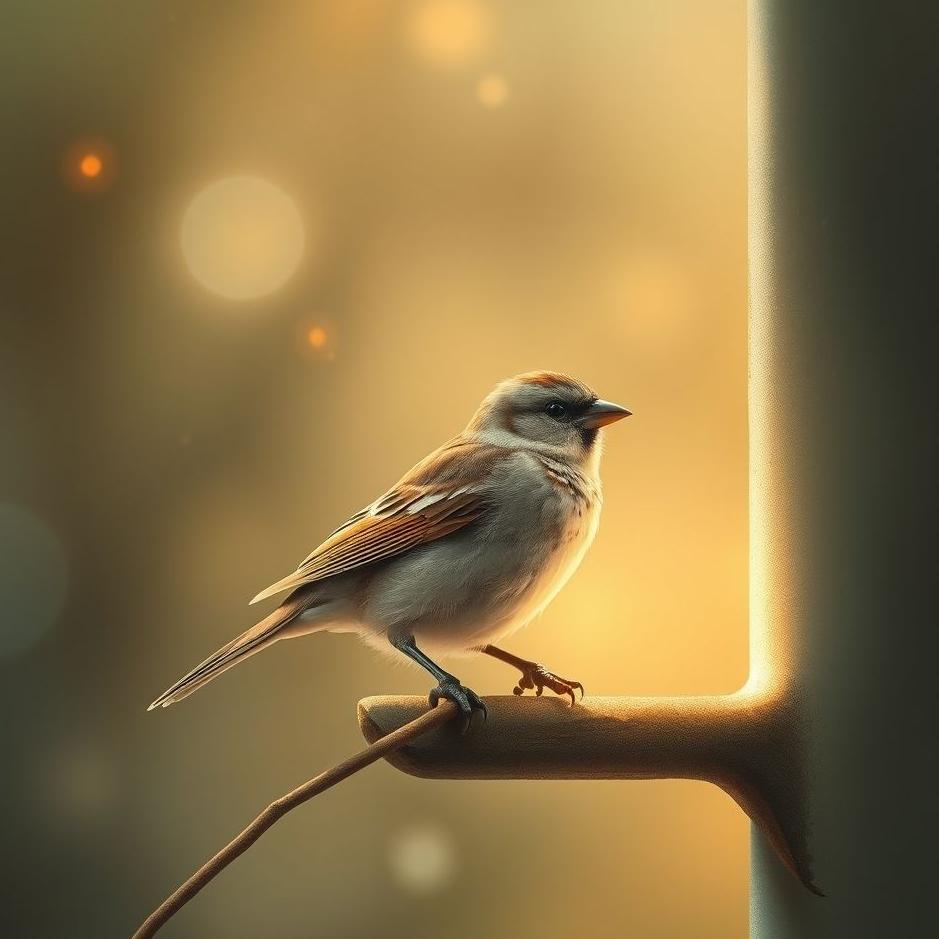 Dream : A sparrow in your house in a dream