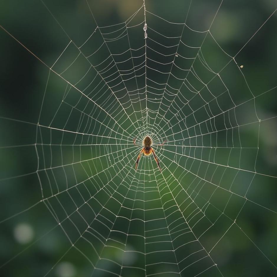 Dream : A spider web in a dream