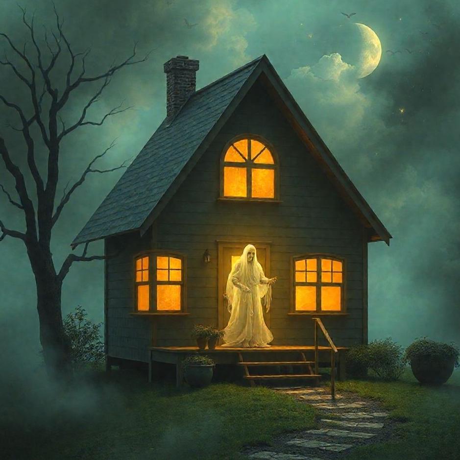Dream : A spirit in a house in a dream