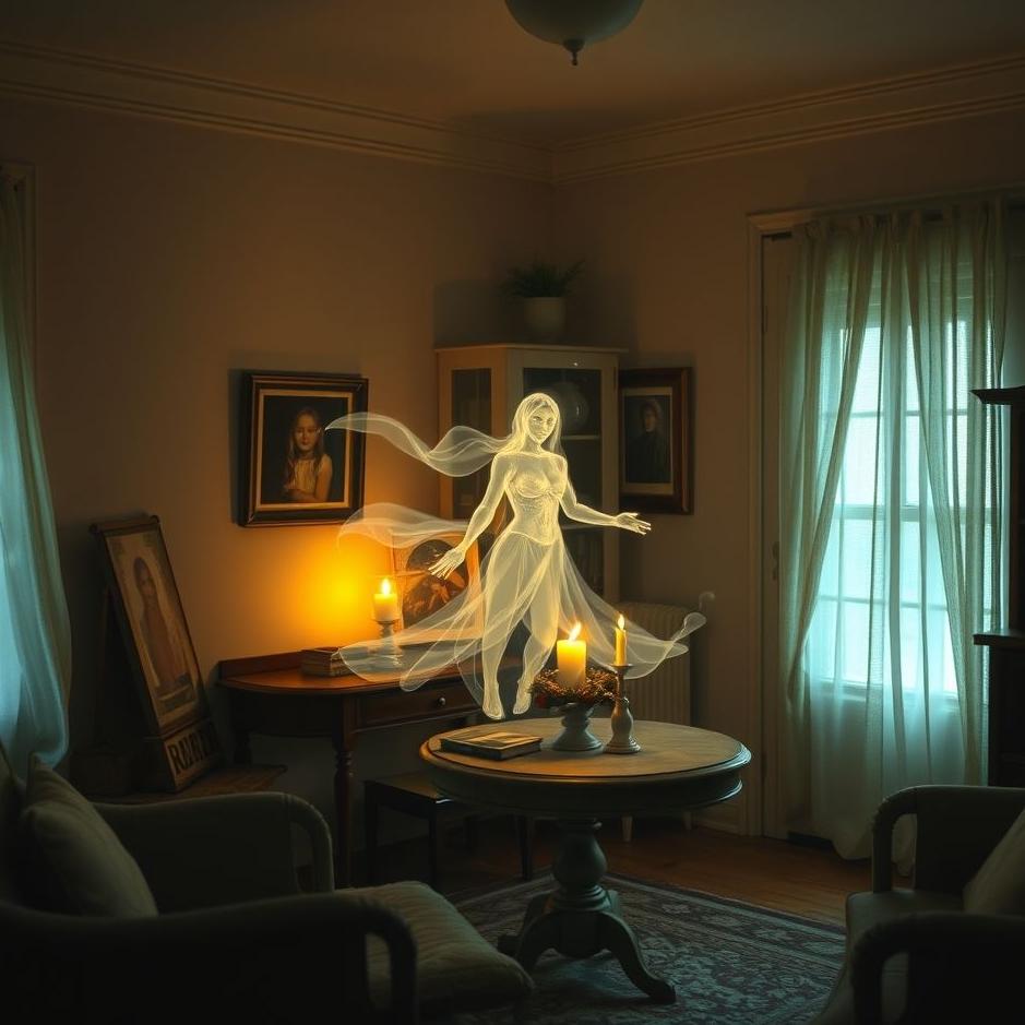 Dream : A spirit wandering around the house in a dream