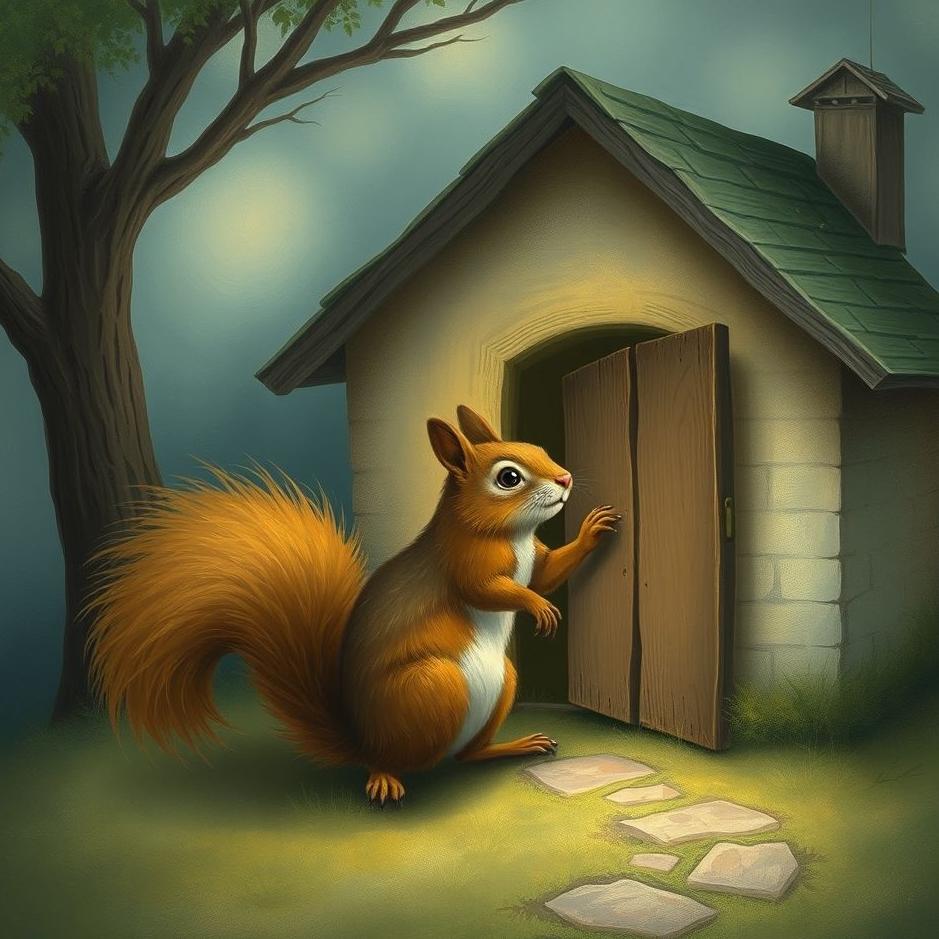 Dream : A squirrel entering a house in a dream