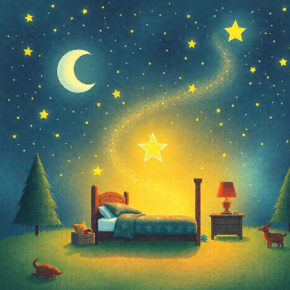 Dream : A star at home in a dream