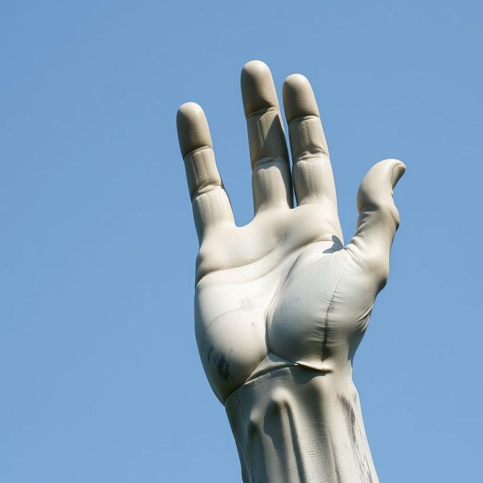 Dream : A statue hand in a dream