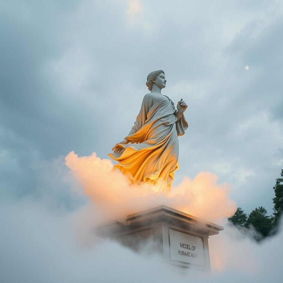 Dream : A statue moving in a dream