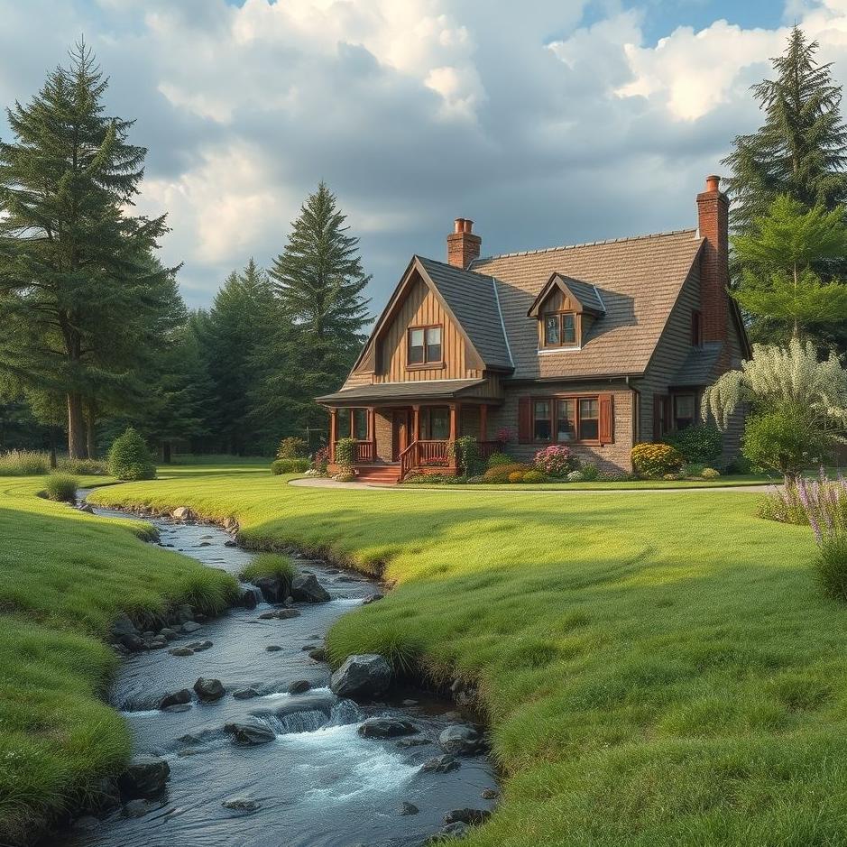 Dream : A stream in front of your house in a dream