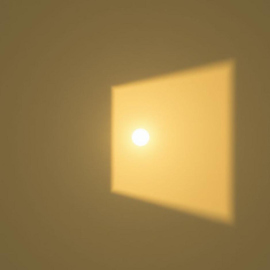 Dream : A sun shadow in a dream