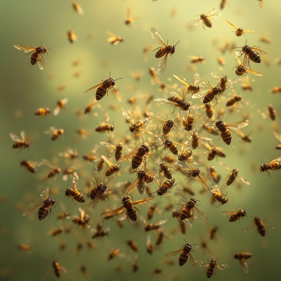 Dream : A swarm of insects in a dream