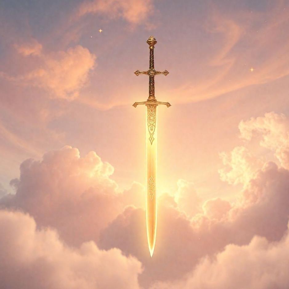 Dream : A sword in the sky in a dream