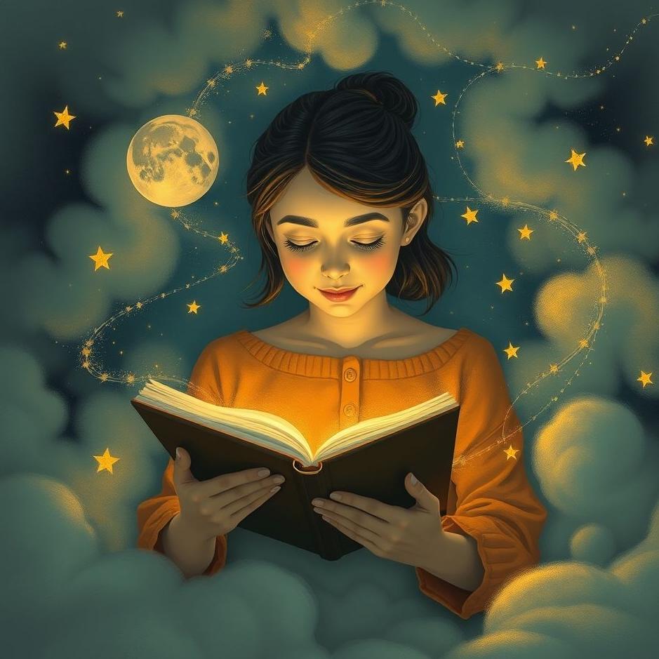 Dream : A teacher reading in a dream
