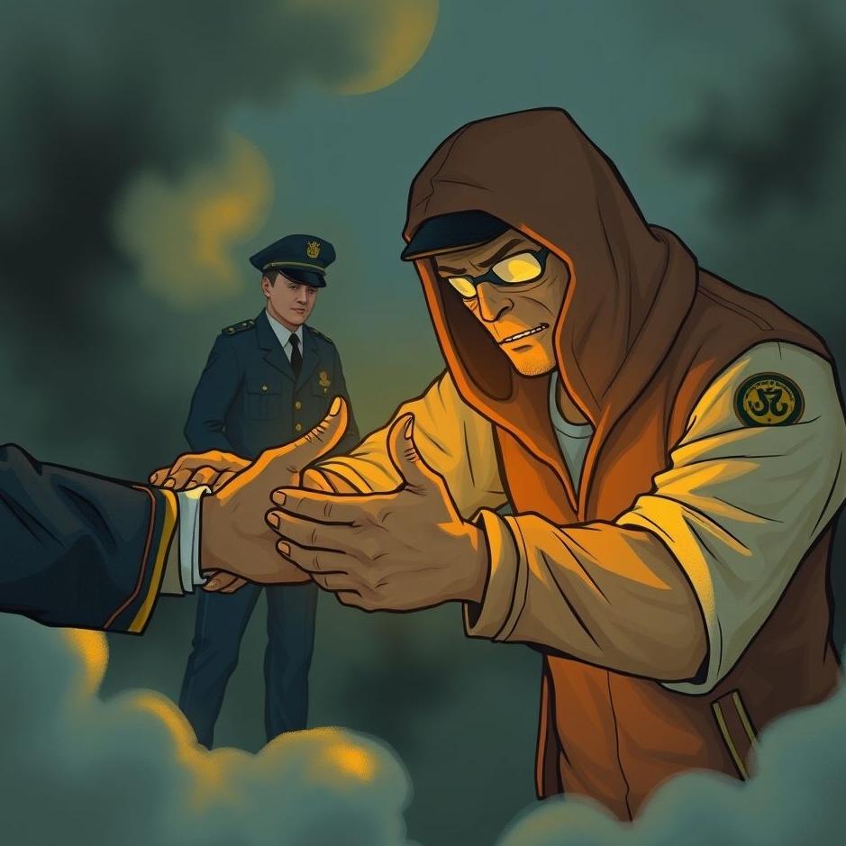 Dream : A thief caught and handed over to the police in a dream