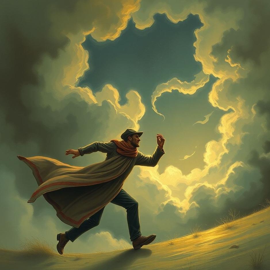 Dream : A thief chasing himself in a dream