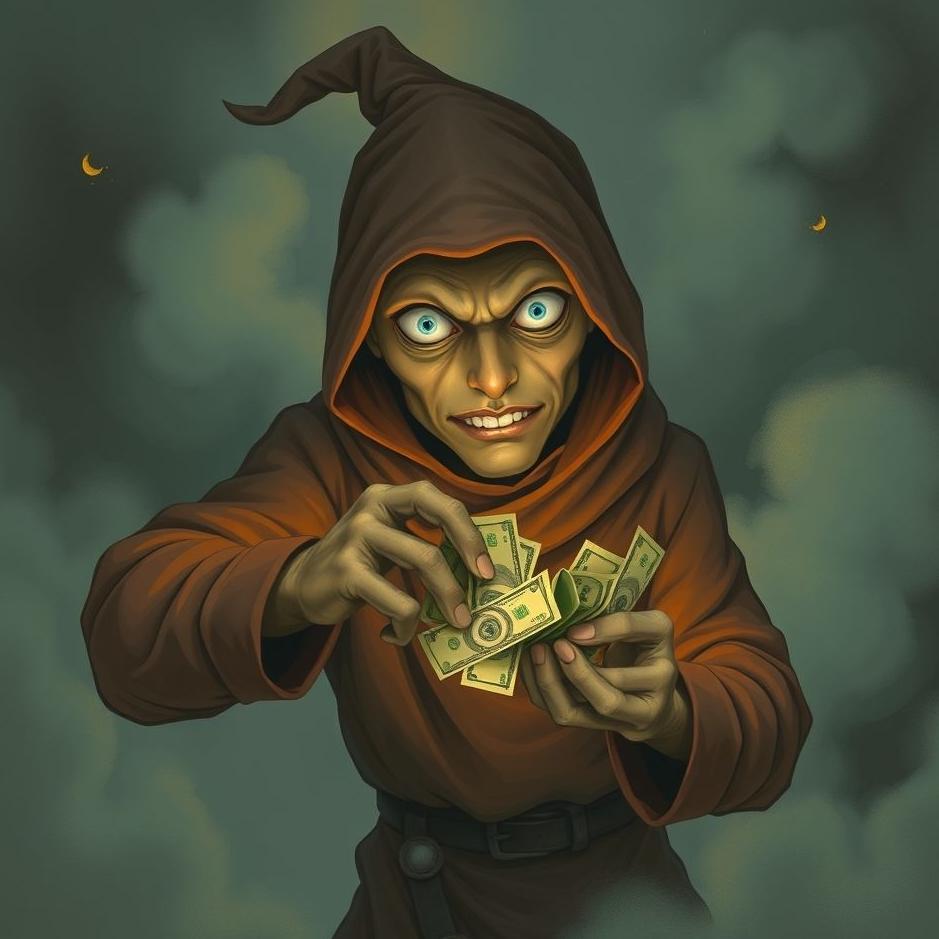 Dream : A thief giving money in a dream