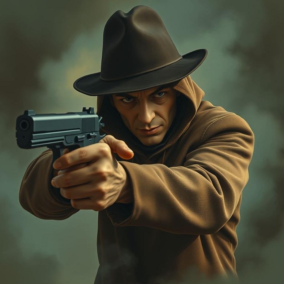 Dream : A thief pulling a gun in a dream