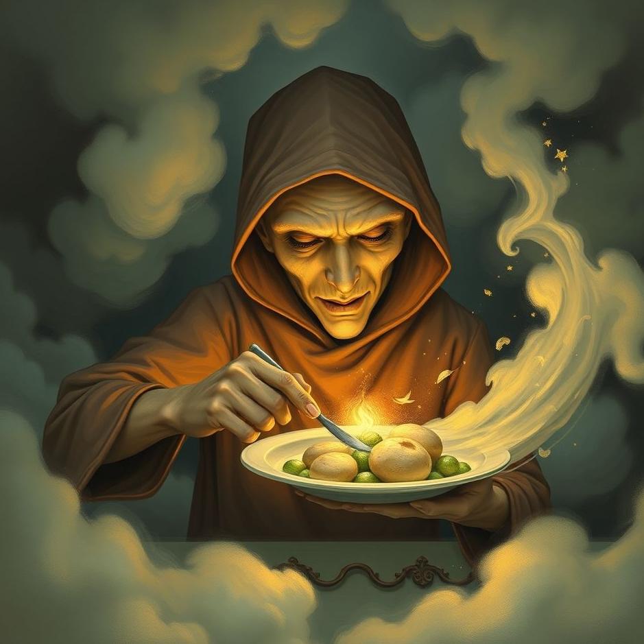 Dream : A thief stealing a plate in a dream