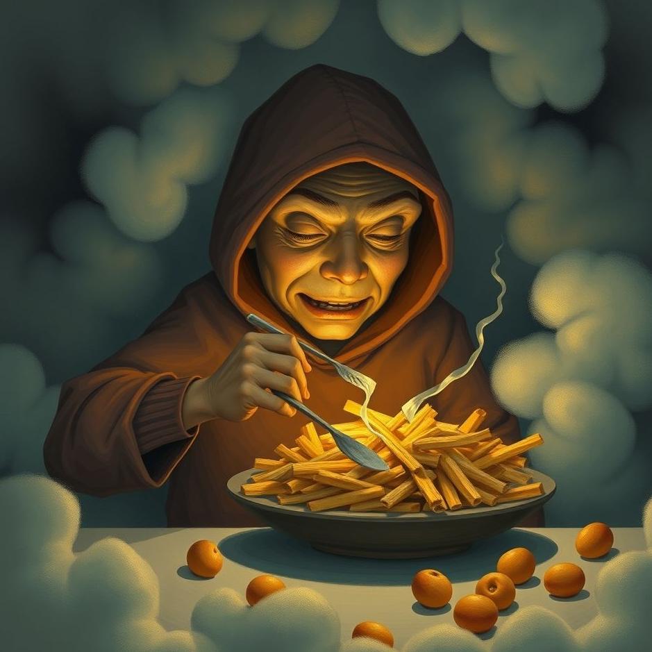 Dream : A thief stealing food in a dream