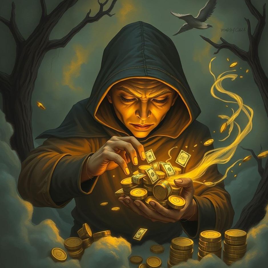 Dream : A thief stealing gold and money in a dream