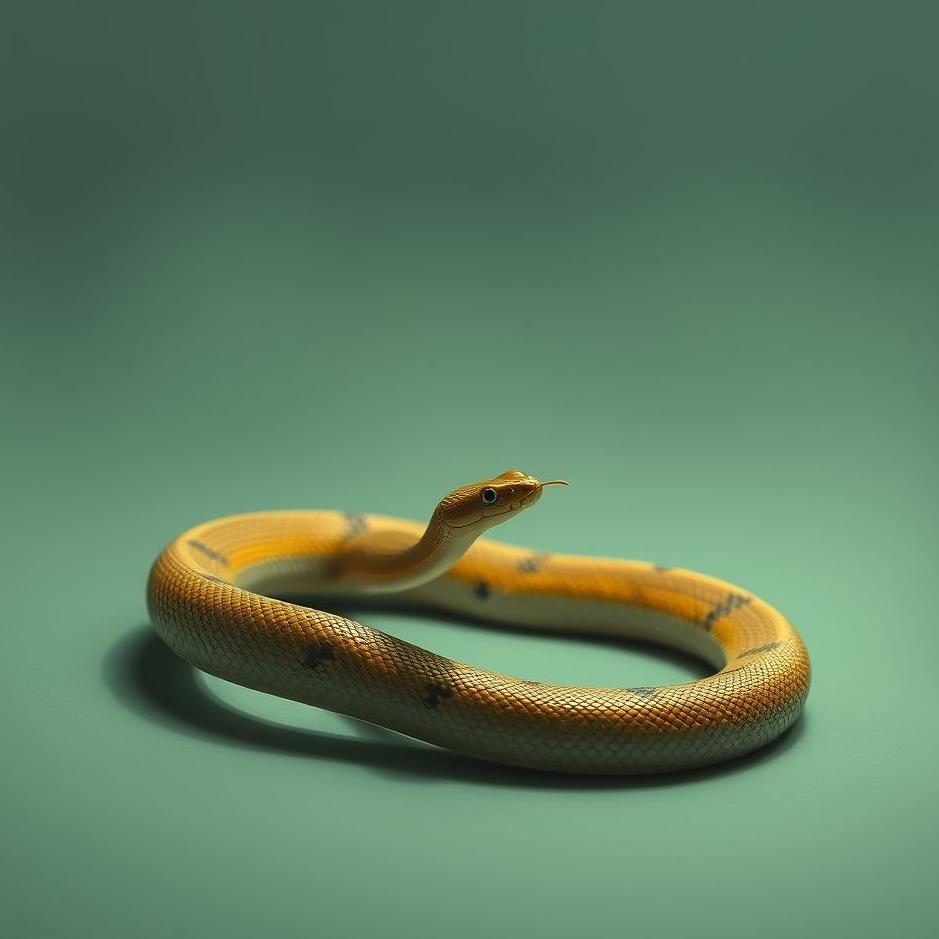 Dream : A thin and short snake in a dream