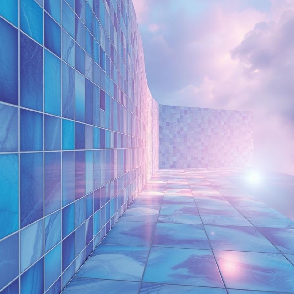 Dream : A tile wall in a dream