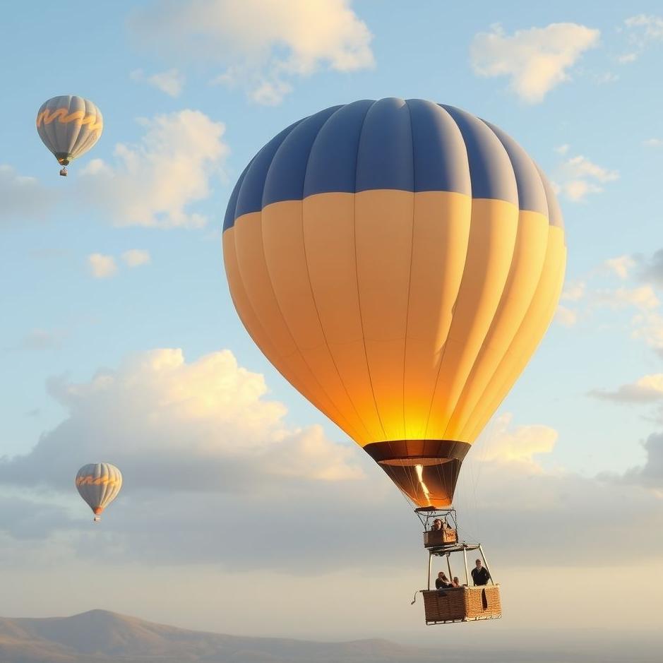Dream : A travel balloon in a dream