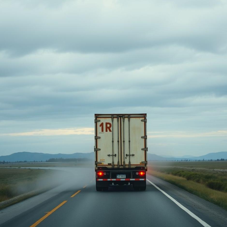 Dream : A truck driving backwards in a dream