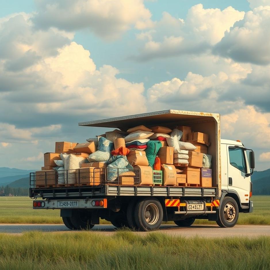 Dream : A truck full of goods in a dream