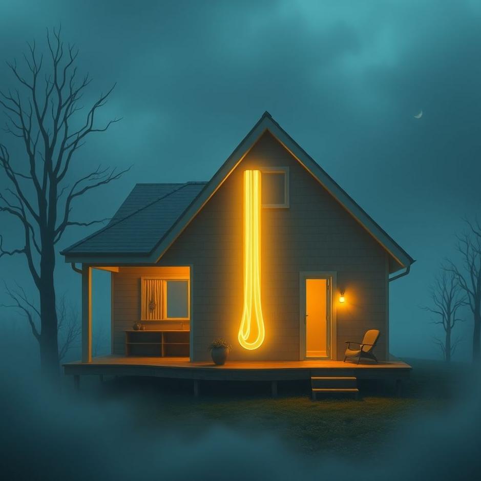 Dream : A tube running out in a house in a dream