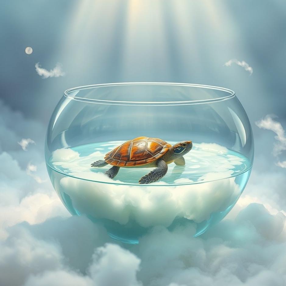 Dream : A turtle in a bowl in a dream