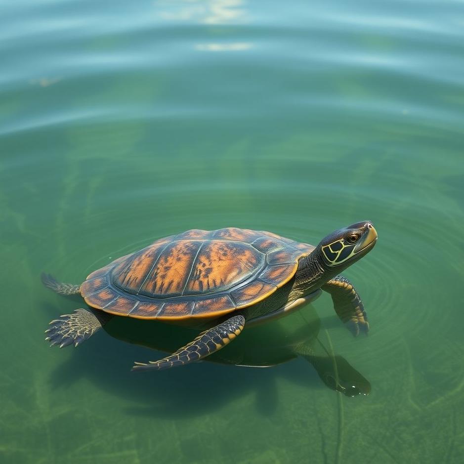 Dream Dictionary : A turtle in a lake in a dream