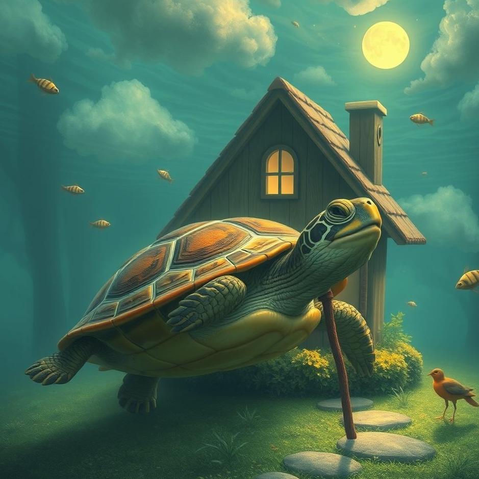 Dream : A turtle in your house in a dream