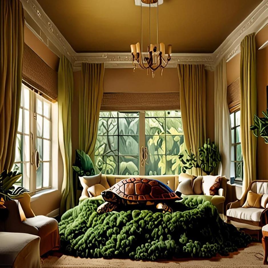 Dream : A turtle nest at home in a dream