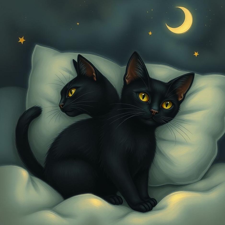 Dream Dictionary : A two-headed black cat in a dream