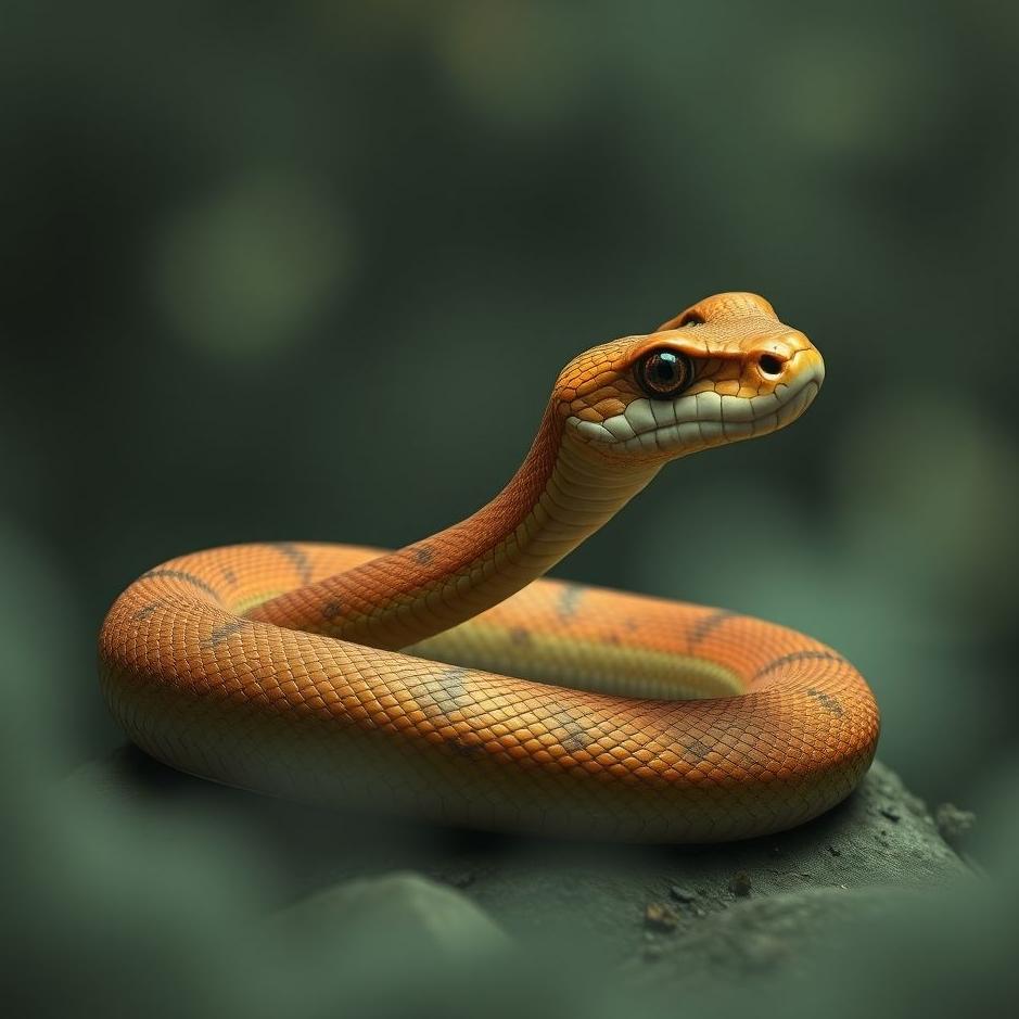 Dream : A two-headed brown snake in a dream