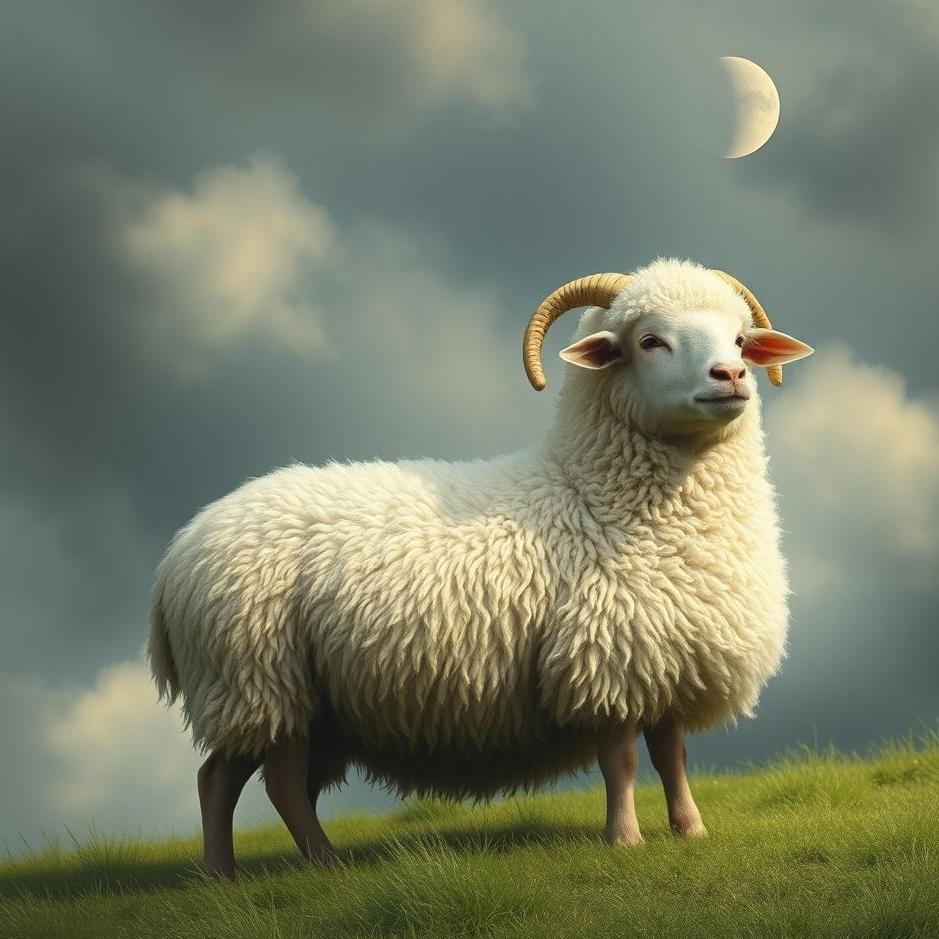 Dream : A two-headed sheep in a dream
