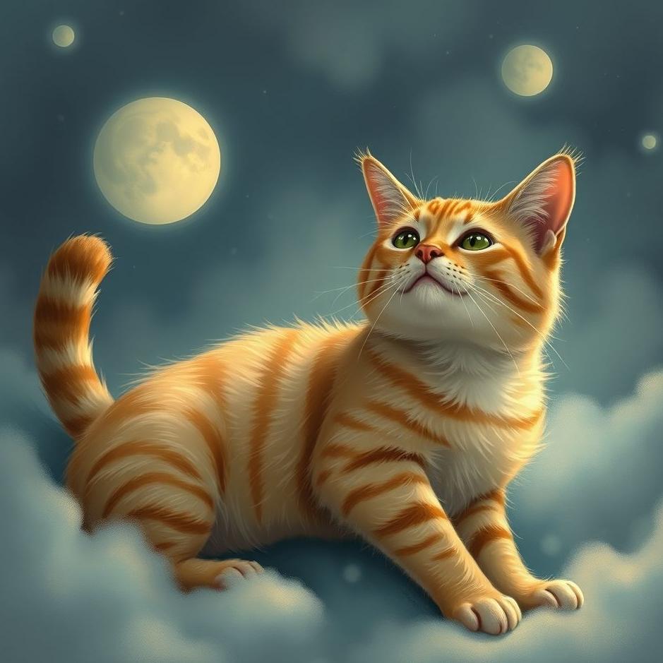 Dream : A two-legged cat in a dream