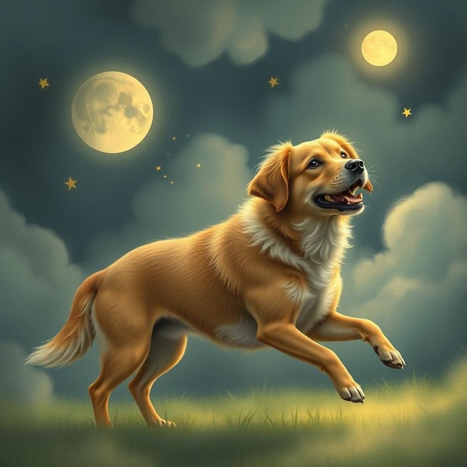 Dream : A two-legged dog in a dream