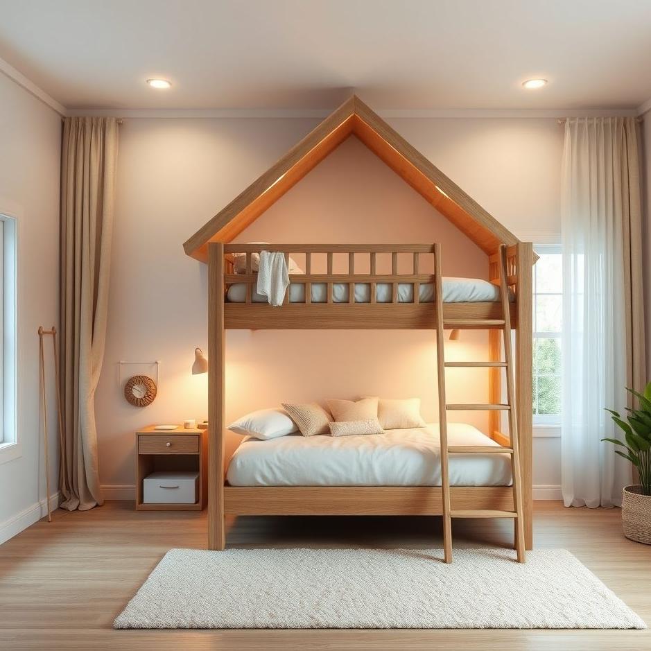 Dream : A two-storey bed in a dream