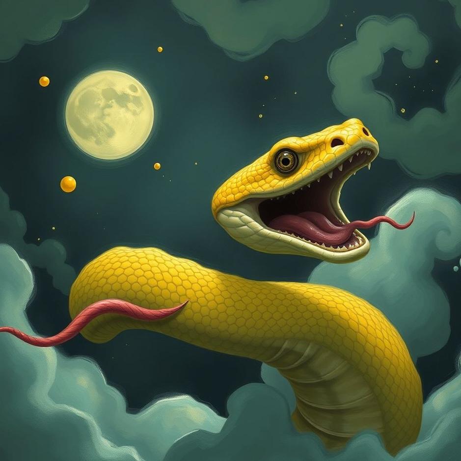Dream : A two-tongued snake in a dream