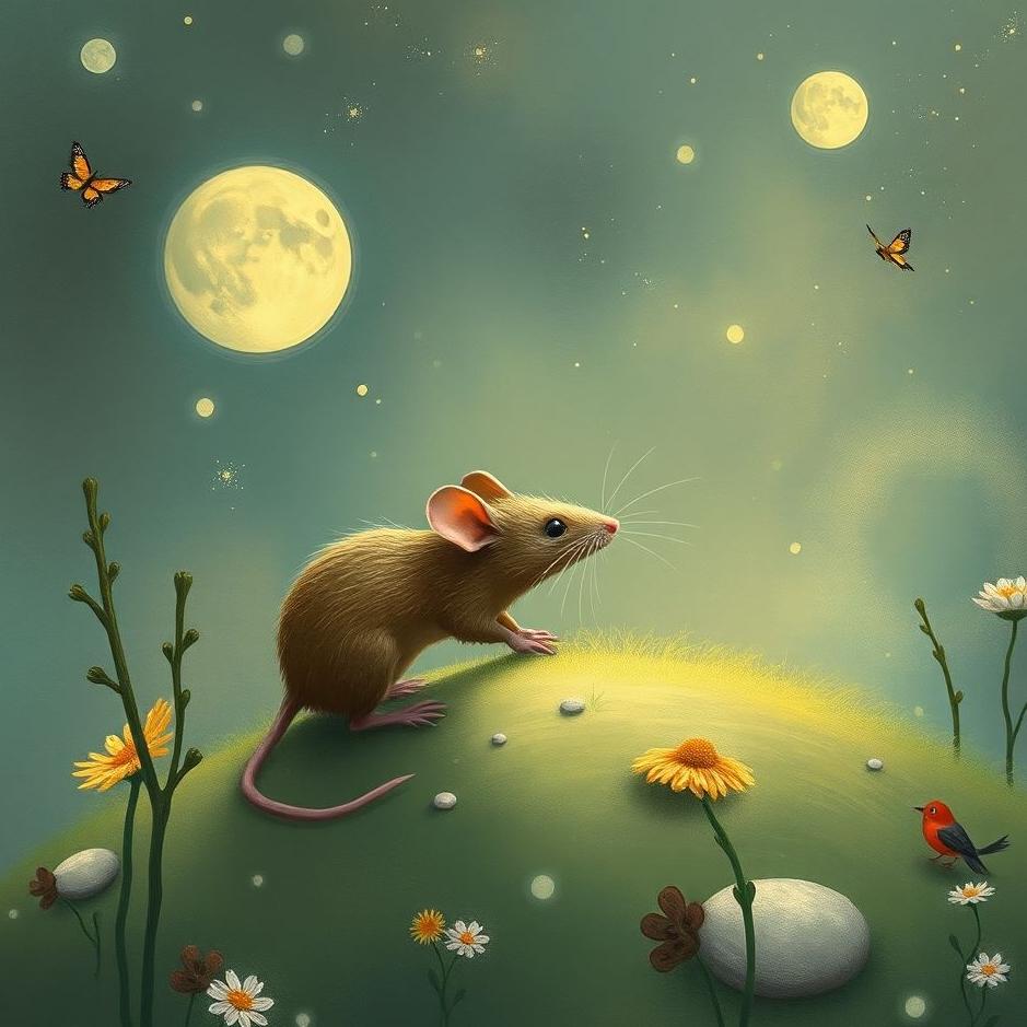 Dream : A wandering mouse in a dream