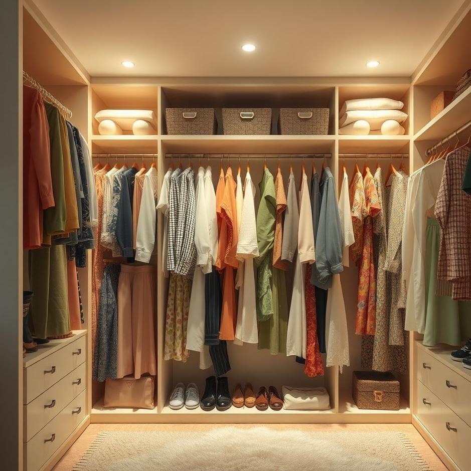Dream : A wardrobe full of clothes in a dream