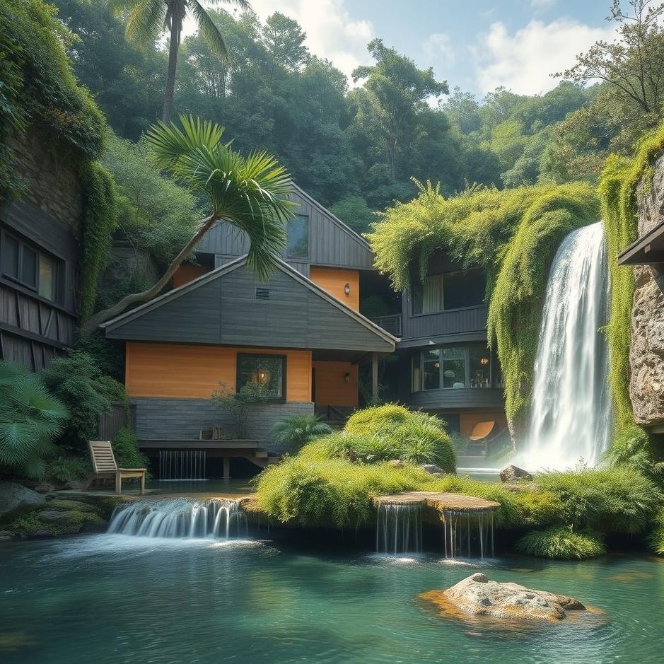Dream : A waterfall in your home in a dream