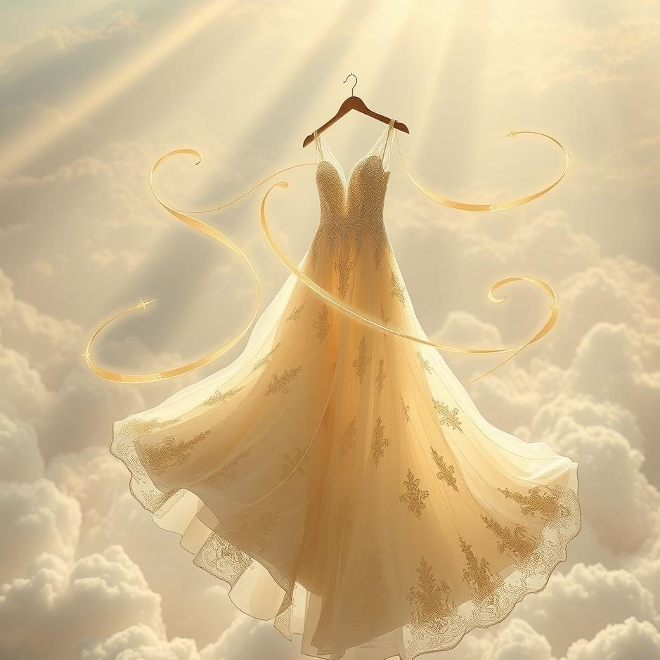 Dream : A wedding dress and gold in a dream